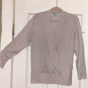 Athleta Purana V-Neck Wrap Sweatshirt